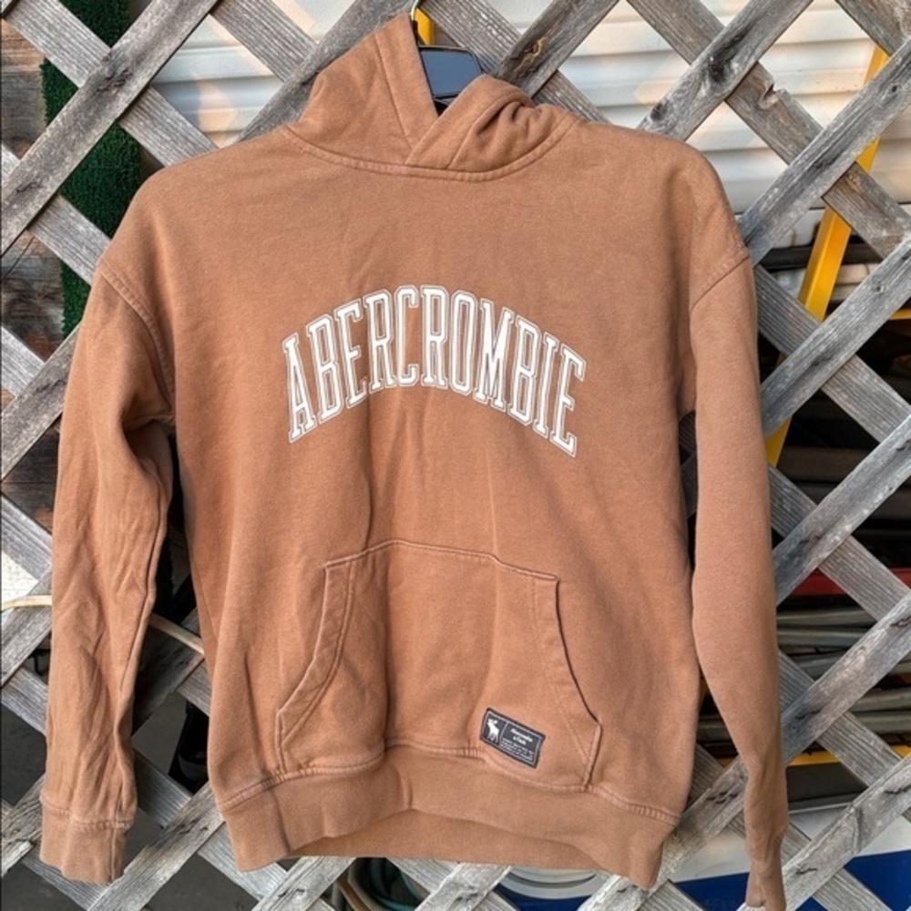 Abercrombie Kids Tan Relaxed Fit Hoodie